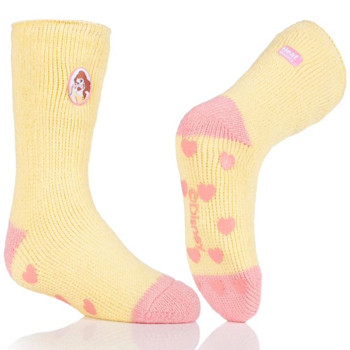 Chaussettes-chaussons antidérapantes Enfant — La Belle et la Bête