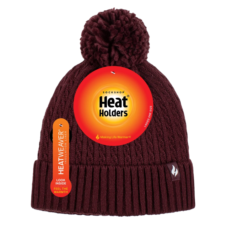 Bonnet à pompon Ellery Femme — Bordeaux