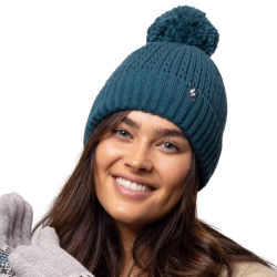 Bonnet à pompon Ellery Femme — Bleu canard
