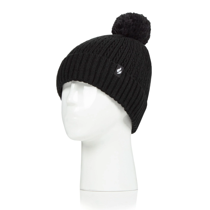 Bonnet à pompon Ellery Femme — Noir