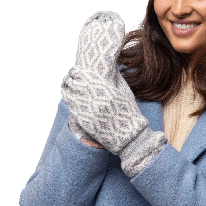 Moufles Copenhagen Femme — Gris clair