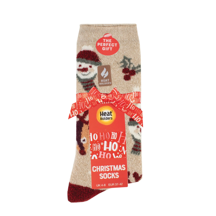 Chaussettes de Noël Lite Femme — Noël enneigé