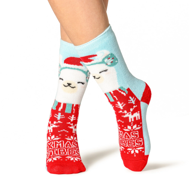 Chaussettes de Noël Lite Femme — Alpaga douillet