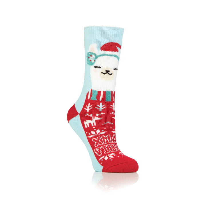 Chaussettes de Noël Lite Femme — Alpaga douillet