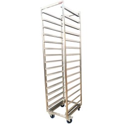 CHARIOT À GLISSIÈRES - ÉCHELLE PÂTISSIÈRE INOX