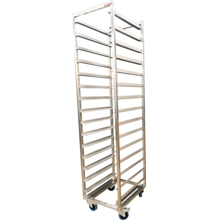 CHARIOT À GLISSIÈRES - ÉCHELLE PÂTISSIÈRE INOX