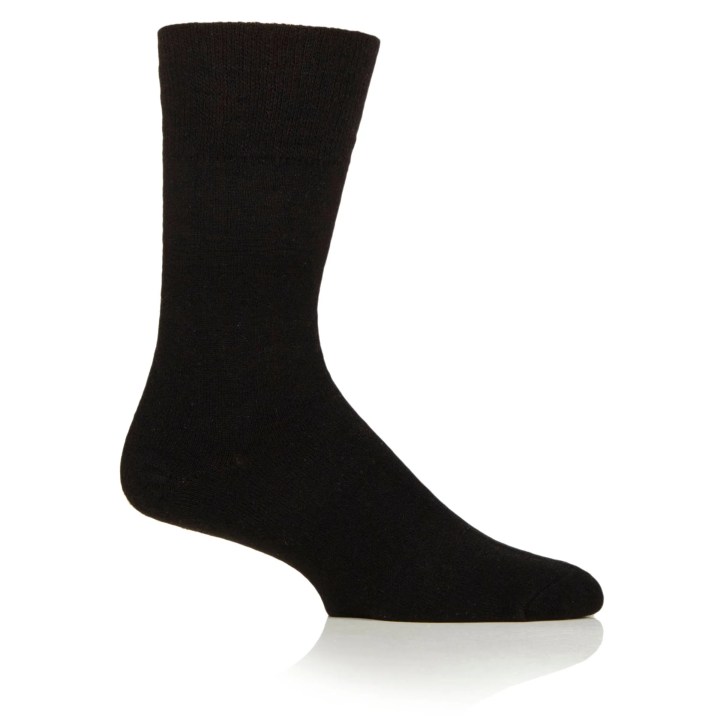 Chaussettes thermiques Bigfoot Gentle Grip Homme — Noir
