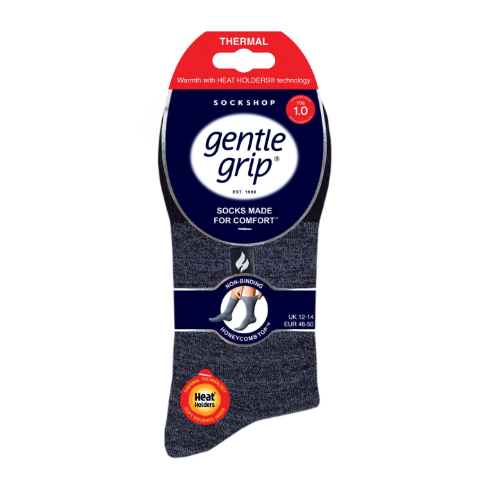 Chaussettes thermiques Bigfoot Gentle Grip Homme — Denim