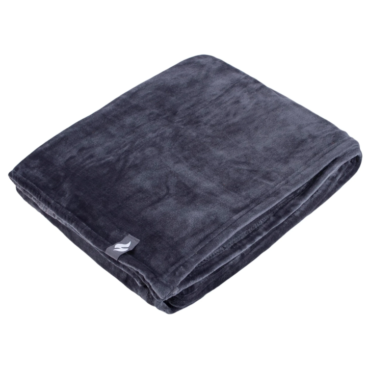 Plaid thermique polaire géant 270 x 240 cm — Argent ancien