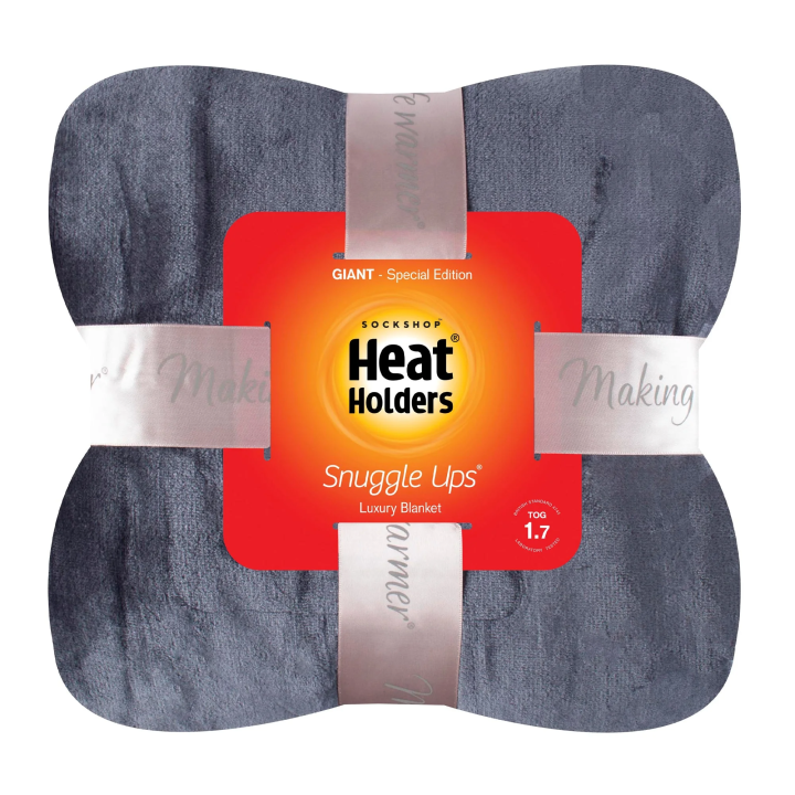 Plaid thermique polaire géant 270 x 240 cm — Argent ancien