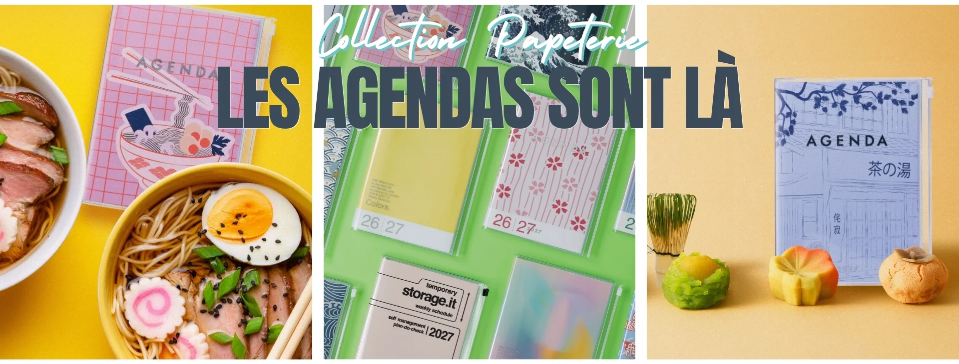 Collection papeterie : les agendas 2027 sont là