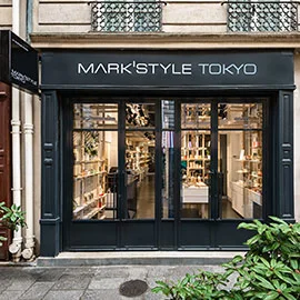 La devanture de Mark’Style Tokyo, rue du Trésor
